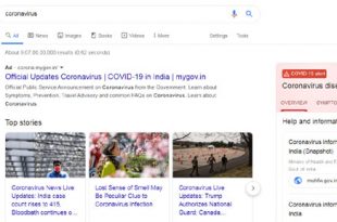 Google Search Corona Virus