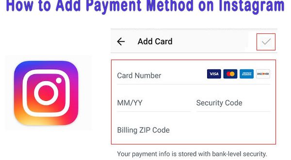 How to Add Payment Method on Instagram