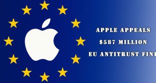 Apple Appeals $587 Million EU Antitrust Fine