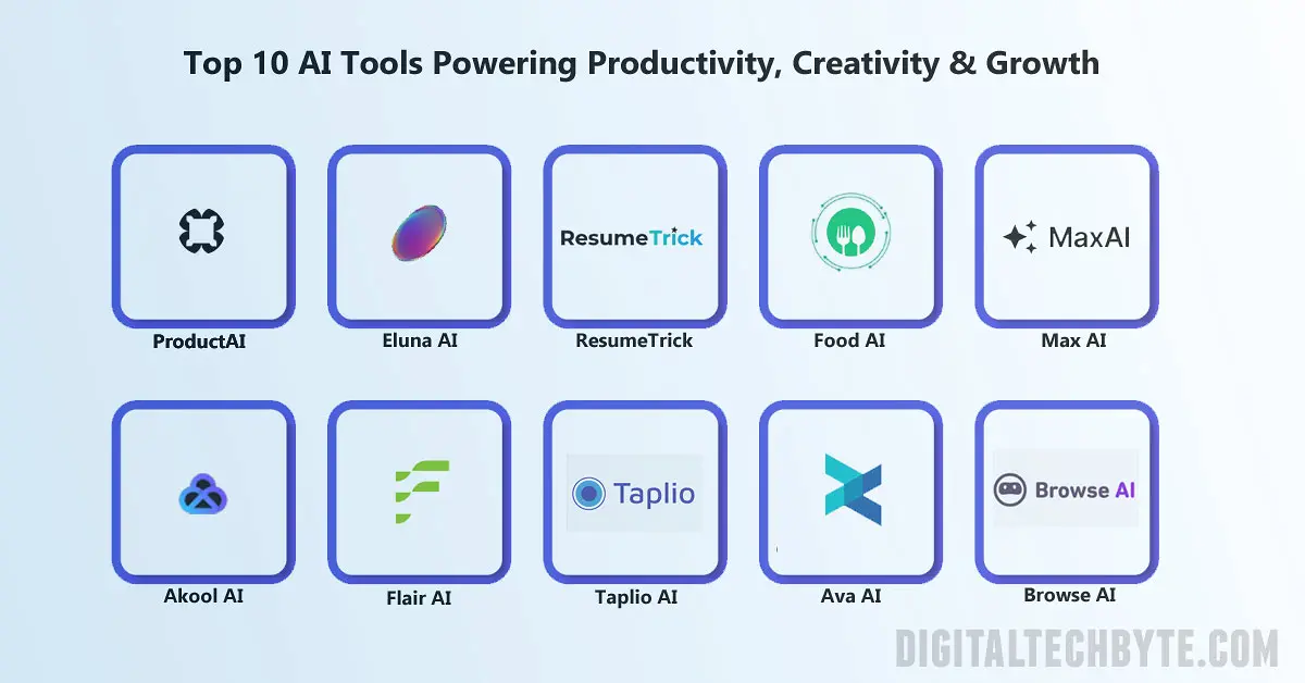 Top 10 AI Tools You Need to Try in 2025: Powering Productivity, Creativity & Growth