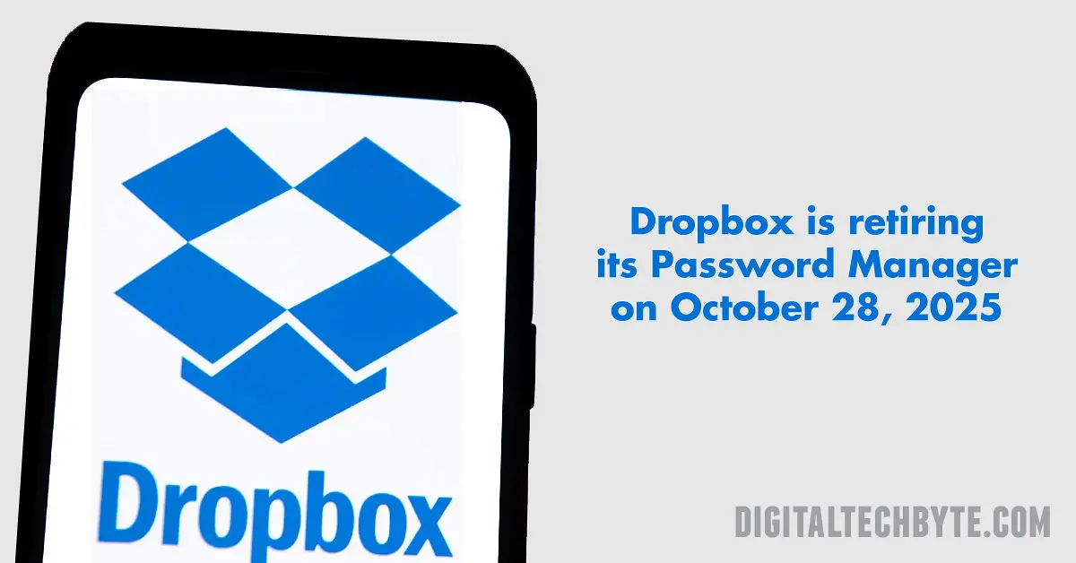 dropbox Password Manager