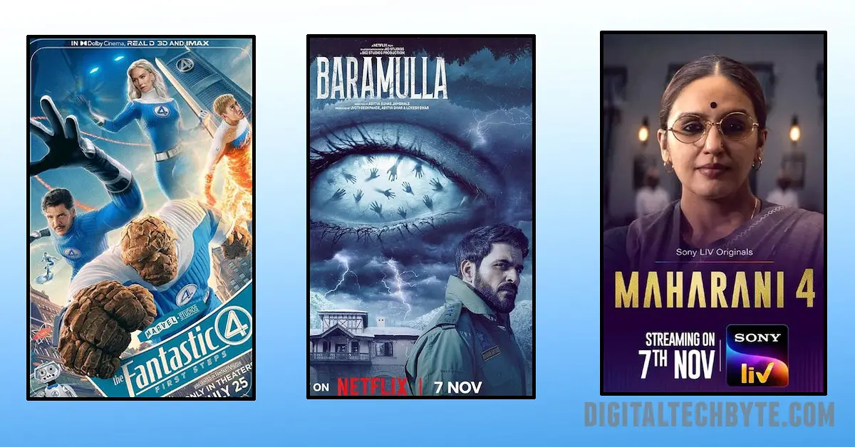 Top OTT Releases November 2025 This Weekend: Baramulla, The Fantastic Four, and More on Netflix, Amazon Prime, JioHotstar, SonyLIV
