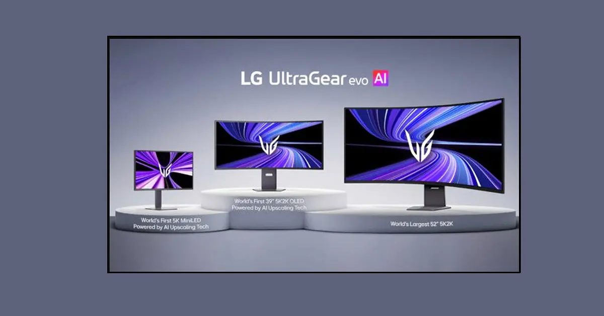 LG UltraGear evo AI Upscaling: World’s First 5K Gaming Monitors