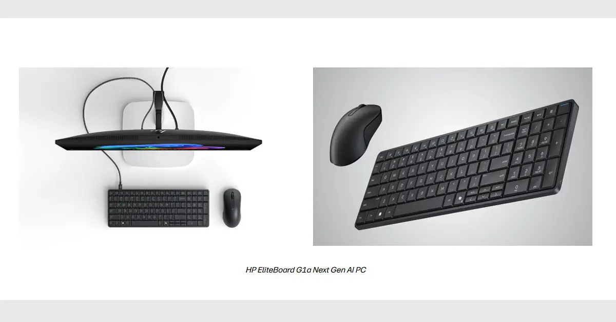 HP EliteBoard G1a CES 2026: Keyboard PC Revolutionizing AI Workspaces