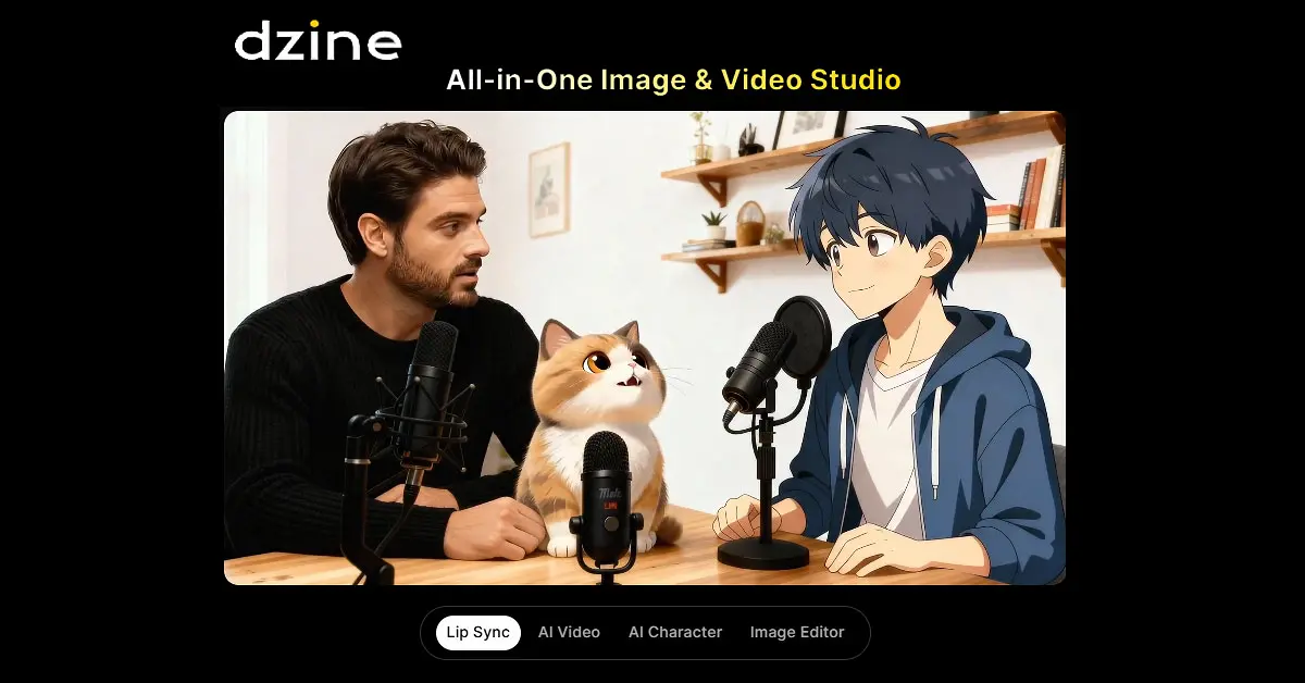 Dzine Lip Sync: AI Tool That Perfectly Matches Audio to Any Video Face