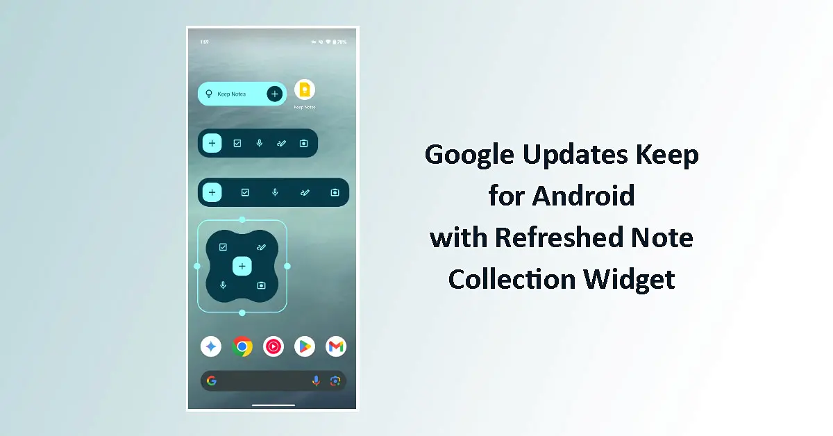 Google Updates Keep for Android